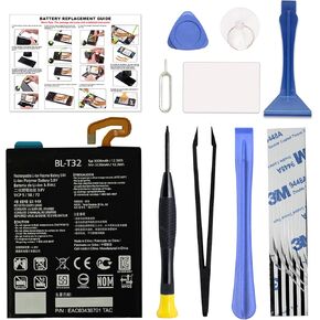 GREEN FUSION New Upgraded BL-T32 Battery Compatible with LG G6 ThinQ, Includes Instruction & Toolkit