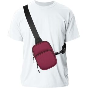Crossbody Sling Bag Men, Cell Phone Shoulder Holster Men, Neoprene Waterproof Shoulder Backpack Chest Crossbody Bag