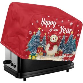 Babrukda Hummingbird Flowers Toaster Cover 4 Slice Trendy Bread Machine Cover with Drawstring Closure Small Kitchen Appliance Dust and Fingerprint Protection Home Decor Holiday Gifts