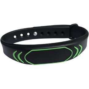 YARONGTECH RFID Wristband 13.56MHZ M1S50 Black Silicone Waterproof (Pack of 2)
