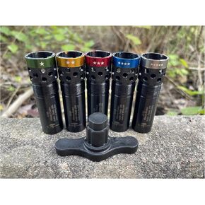 Compatible/Replacement Mobil Cal 12 Ga Black Ported Choke Tube Extended 5-Set by BillmanArsenal