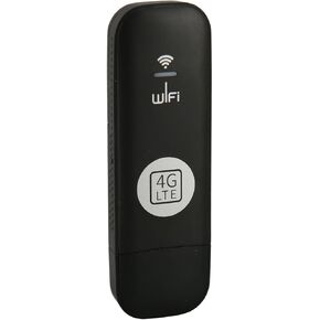 USB Adapter Micro SIM Card Slot 150Mbps 10 Users WPA WPA2 Encryption Dongle for Europe Asia, Portable and Light (Black)