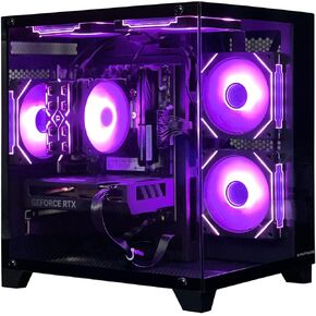 Gaming PC Desktop Computer,Intel Core i5 13400F,RTX 4060,32GB RAM 1TB SSD,ARGB Fan,Prebuilt Gaming PC Tower for Office