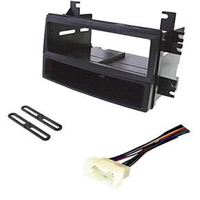 Single Din Car Stereo Radio Install Kit and Wire Harness -Made for Hyundai and Kia: 2007-2008 Entourage, 2007-2008 Optima, 2007-2008 Rondo, 2006-2008 Sedona, 2007-2009 Spectra