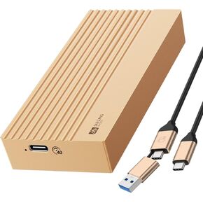 40Gbps M.2 NVMe SSD Enclosure Adapter, Aluminum USB 4.0 Type-C to M-Key 2280 Solid State Drive External Case, Compatible with Thunderbolt 3/4 USB4.0/3.2/3.1/3.0, USB C to C/A Cable Included