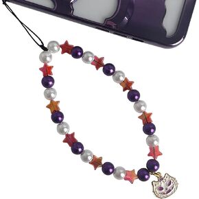 Halloween Spooky Phone Charm, Lovely Cartoon Beaded Phone Bracelet Strap for Phone Chain Keychain Gifts