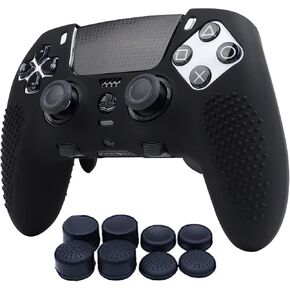 RALAN Silicone Controller Skins with 8 Thumb Gripsr Compatible with PS5 Dualsense Edge Controller Play Station 5 Accessories, Sweat-Proof Anti-Slip Controller Cover Skin Protector