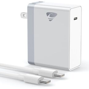 Mac Book Pro Charger - 118W USB C Charger Fast Charger Compatible with MacBook Pro/Air, iPad Pro, Samsung Galaxy, and All USB-C Devices Power Adapter Laptop Charger(6.6 ft Cable Included)