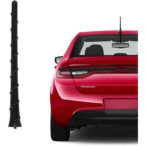 8 Inch Radio Antenna for Dodge Dart 2012-2016 & Jeep Liberty 2011-2012 | Car Wash Proof, Flexible Rubber Antenna | Durable Radio Antenna Replacement | for Dodge Dart Car Radio Antenna Accessories