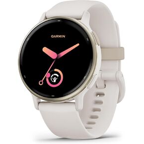 Garmin vívoactive 5, Health and Fitness GPS Smartwatch, AMOLED Display, Up to 11 Days of Battery (Renewed) (Ivory)