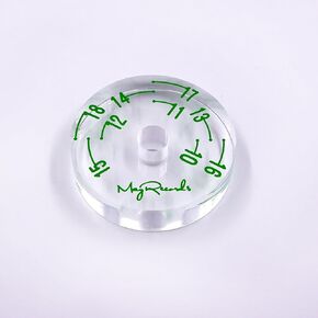 45 RPM Record Adapter, 7 Inch Acrylic Vinyl Record Adapter Insert for Vinyl Record Players and Technics Turntables Accessories