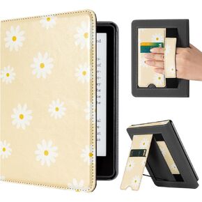 CoBak Case with Stand for Kindle Paperwhite - Durable PU Leather Cover with Auto Sleep Wake, Card Slot, Hand Strap Feature - Fits Kindle Paperwhite 11th Generation 6.8" Signature Edition 2021 Released