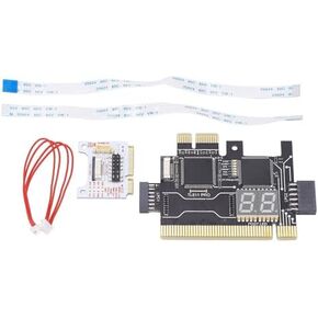 TL611 Pro motherboard diagnostic card, high recognition rate, LED indicator lights Gigabyte PCB PCI E LPC for computer troubleshooting