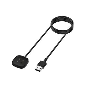 2 Pack Compatible for Fitbit Versa 4 / Sense/Versa 3 / Sense 2 Charger, Replacement USB A Cable Charger for Versa 4 / Sense/Versa 3 / Sense 2 Smartwatch Cable 3.3ft/100cm