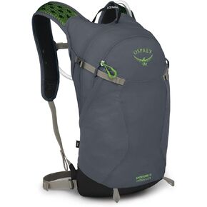 Osprey Sportlite 15L Unisex Lightweight Hiking Backpack with Hydraulics Reservoir, Alkaline/Hotspot Pink