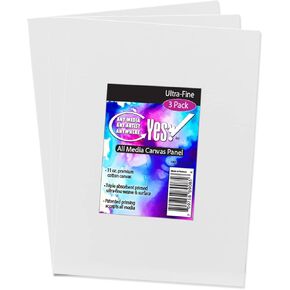 Yes! All Media Cotton 12x16 Canvas Panels 3 Pack - Professional Wet Media Canvas Panels for Watercolors, Oil Colors, Acrylics, Inks, Sprays, Permanent Markers, and More