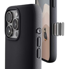 TineeOwl for iPhone 16 Pro Max Magnetic Case, [Covered Camera Control Button], Compatible with MagSafe, TPU, Minimalist, Slim/Thin, Grippy - Dune Series (Stone, iPhone 16 Pro Max)
