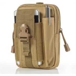 Outdoor Tactical Waist Bag Molle Pouch Military Hip Waist Compact Belt Bag Pouch Wallet Camping Phone Power Bank Camping Hiking Gear Tool Organizer