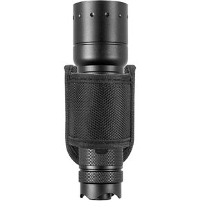 Flashlight Holster for Duty Belt,Open Top D Cell Compact Light Holder Case, Nylon Light Holster Pouch Carry Tactical Torch Handheld Flashlight