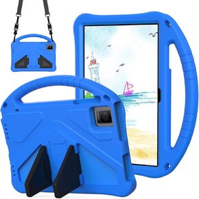 for Revvl Tab 5G Tablet Case 10.36 inch 2023, Kids EVA Cover with Strap Handle Stand, for Tmobile Revvl Tab 5G Case, Blue