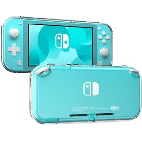 Cverny Nintendo Switch Lite Protection Case ، Wover TPU راحة شفافة خفيفة الوزن مع TPU ناعمة مع تصميم مضاد للخلع وتصميم الصدمة ، مفتاح المتانة المحمول لايت صافٍ للفتيات الفتيات