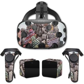 MightySkins Skin Compatible with HTC Vive Full Coverage - Big City Monkey | Protective, Durable, and Unique Vinyl Decal wrap Cover | Easy to Apply, Remove, and Change Styles | Made in The USA