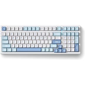G98 لوحة مفاتيح ميكانيكية لاسلكية ، 98 مفتاح ، مثبتة على الطوق ، خمس طبقات رهيبة ، RGB الخلفية ، 2.4 جيجا هرتز/BT/السلك