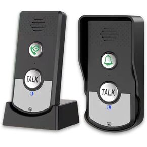 2 Way Wireless Intercom, 1000M Super Long Range Intercomunicador, Waterproof Indoor Outdoor Wireless Intercom System Communication System for Home House Business Office