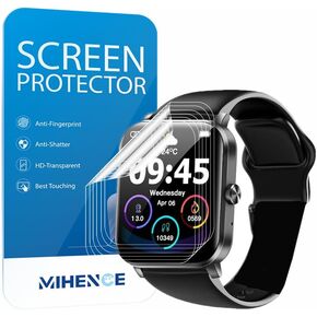Screen Protector for L70 1.85'' Smartwatch, TPU HD Protective Film Compatible for Jacoosa/QONBINK 1.85'' Smart Watch L70 (6 PCS)