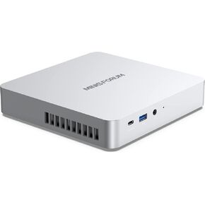 MINISFORUM EliteMini TH60 Mini PC 11th Gen Core i5-11400H Desktop Computer, 16GB RAM 512GB NVMe SSD, HDMI/DP/USB-C(4K@60Hz) Outputs，2.5G RJ45, 5xUSB, Expand SSD Slot, Intel UHD Graphics (Renewed) in Kuwait