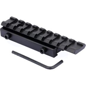 dophee 11mm to 20mm Dovetail Picatinny Weaver Rail Extension Adapter Scope Mount Base