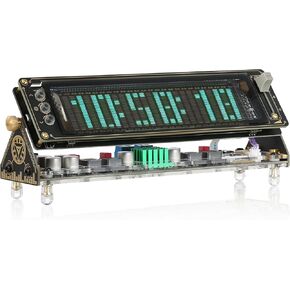 Douk Audio G50 HiFi Bluetooth Stereo Amplifier VFD Audio Spectrum Speaker Receiver Power Amp Desktop Clock