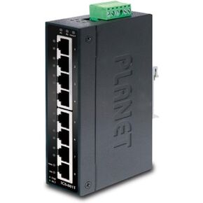 IGS-801T IP30 Slim-Type 8-Port 10/100/1000Mbps Industrial Manageable Gigabit Ethernet Switch (-40~75 Degree C)