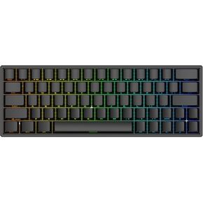IROK ND63PRO Rapid Trigger Magnetic Switch Keyboard, 60% TKL Hot Swapped Mechanical Keyboard, OKT Azure Switches RGB Programmable Wired Gaming Keyboard for Win/Mac Gamer-Black