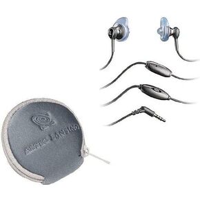 Altec Lansing PLTUHS301B UHS301 2.5mm Stereo Headset with 3.5mm Adapter & Pouch