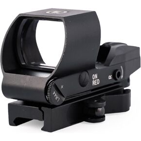 Osprey Global HGMRQR : Hand Gun Multi Reticle (Dot, Circle Dot, Cross & Double Cross Hair) Quick Release, Reflex Red Dot Sight - Fits Standard, Picatinny and Weaver Rails - 1" MOA