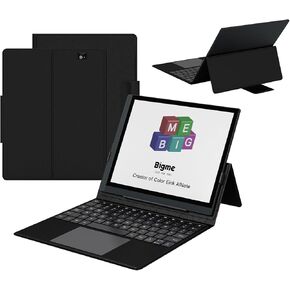Bigme Case with Keyboard B1051 Series Electronic Ink Read/Write Tablet,Keyboard Case with Trackpad, Wireless Keyboard and Protect case 2 in1- Black