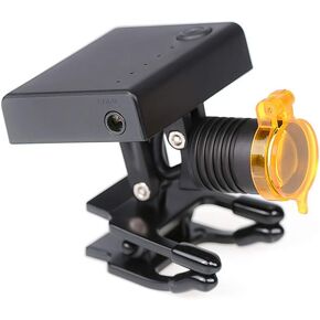 US 3W Light LED Headlamp with Optical Filter,Universal Clip Compatible with All Loupes and Safety Glasses DY-010