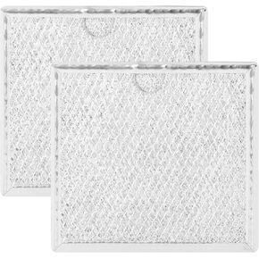 2pcs Microwave Filter Replacement, Microwave Grease Filter, Compatible with GE Grease Filter WB02X11534 DE63-00666A, Used to Freshen and Filter Kitchen Air