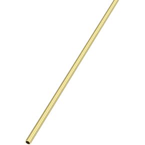 Brass Tube (12mm OD x 1mm Wall T x 300mm L), Straight Tubing - for Home Furnishing, Machinery, DIY Handicraft