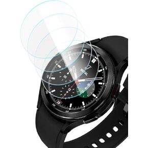 4 Pack Screen Protectors for Samsung Galaxy Watch 4 Classic 42mm/Galaxy Watch 42mm, Anti scratch Tempered Glass Screen Protector for Galaxy Watch/Galaxy Watch 4 Classic 42mm, Bubble Free