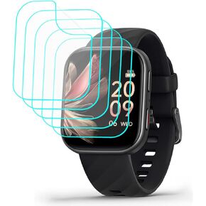 [5 Pack] for FITVII Smart Watch HM57 Screen Protector FITVII HM57 Screen Protector PET Film 1.85" [Case Friendly] [Anti-Scratch] [Bubble Free] Screen Protector for FITVII HM57 Smartwatch