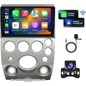 Car Radio for Infiniti QX56 2003-2009 Stereo Replacement Upgrade with Apple Carplay Android Auto 9 inch IPS 1920 * 1200 UHD Touch Screen with Bluetooth 4G WiFi DSP GPS Navigation FM/RDS Backup Camera
