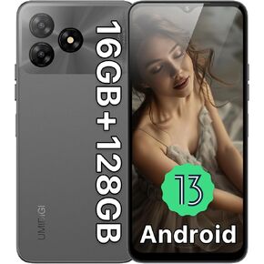 Amidigi غير مؤمن بالهاتف الخلوي ، G5 Android 13 هواتف ذكية ، 5000 مللي أمبير في الساعة 8+128GB/TF 1TB ، متوسطة ، الهواتف المحمولة ذات الشاشة 6.6 "سعة 6.6 بوصة ، و 50 ميجابكسل ، البصمات الأصلية/الوجه غير المقفلة 4G. in Kuwait