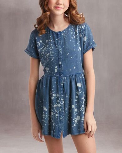 Steve Madden Girls' Dress - Short Sleeve or Sleveless Tunic Dress - Casual Summer Sundress for Girls (4-12) in Saudi Arabia