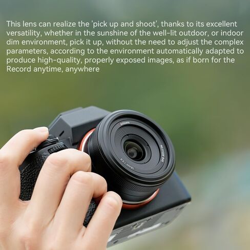 7Artisans 18 مم F5.6 عدسة فطيرة لـ Nikon Z Mount ، عدسة زاوية واسعة النطاق كاملة المتوافقة مع Nikon Z-Mountless Cameras Z6 Z5 Z6 II Z7 II in Kuwait