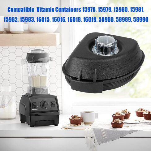 15985 Blender Lid with Plug, Replacement For Vitamix Lid Advance Container 48 Oz & 32 Oz Lid, Fit for Vitamix Quiet One, VM0145, Drink Machine, BarBoss Advance Blender Top Lid in Kuwait
