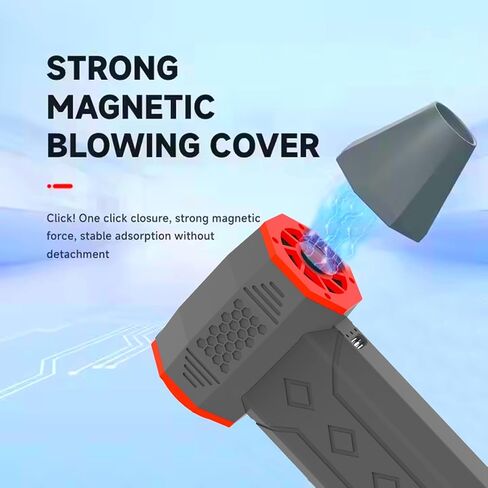 Air Air Dusters Electric Air Duster-130000RPM Super Power Air Blower ، منفاخ غبار قابل للتعديل 4-gear للكمبيوتر ولوحة المفاتيح والخارجية والمكتب والسيارة in Saudi Arabia