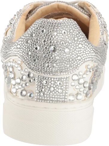 Betsey Johnson Women's Reily Sneaker, Light Gold, 11 in Saudi Arabia