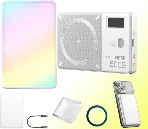 Godox MA5R LED LED Full-Color Light ، Selfie Selfie Light CRI95 TLCI97 ، CCT 1800K-10000K ، 14 أوضاع FX ، تعديل HSI ، اتصال NFC/Bluetooth ، GM ضبط ، 0 ٪ -100 ٪ ، foryoutube/tiktok إلخ. in Kuwait